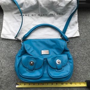 Bright blue Marc by Marc Jacobs crossbody.